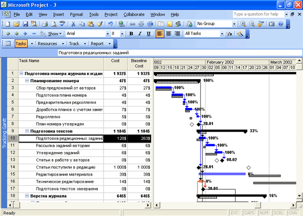 Microsoft Project 2002  Software